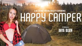 Happy Camper - Drilling Young and Tight Babe Outdoor